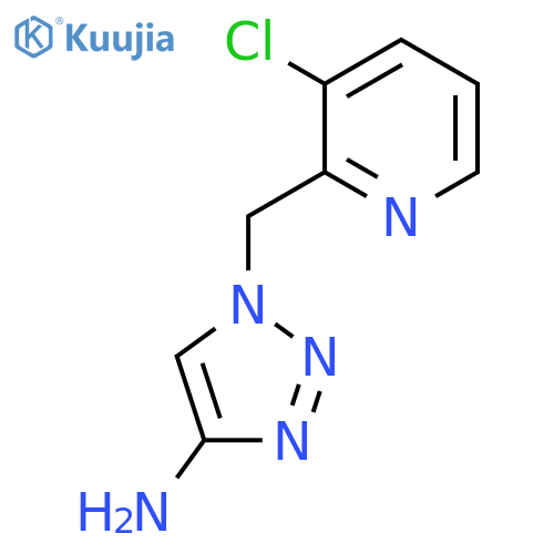 1-(3-chloropyridin-2-yl)methyl-1H-1,2,3-triazol-4-amine structure