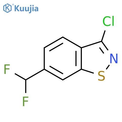 3-chloro-6-(difluoromethyl)-1,2-benzothiazole structure