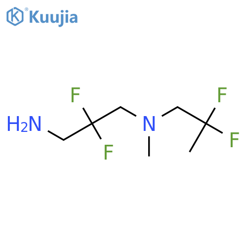 (3-Amino-2,2-difluoropropyl)(2,2-difluoropropyl)methylamine structure