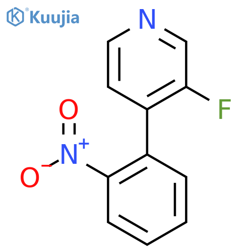 3-fluoro-4-(2-nitrophenyl)pyridine structure