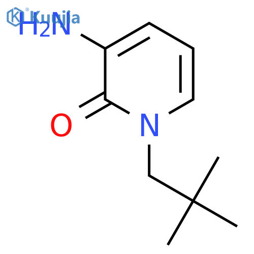 3-amino-1-(2,2-dimethylpropyl)-1,2-dihydropyridin-2-one structure