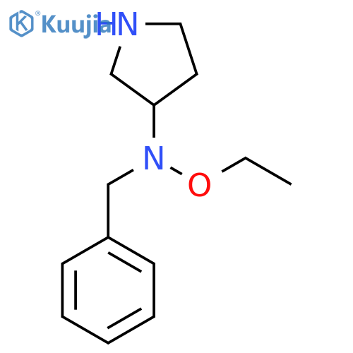 N-benzyl-N-ethoxypyrrolidin-3-amine structure