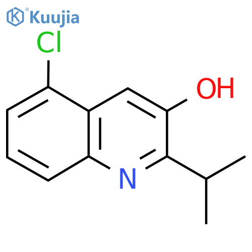 5-Chloro-2-(propan-2-yl)quinolin-3-ol structure