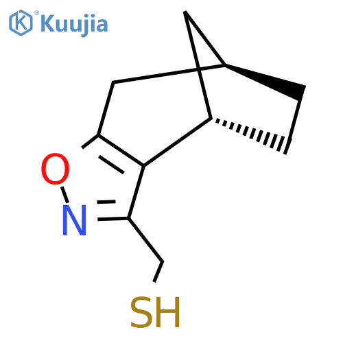 rac-(1R,8S)-5-oxa-4-azatricyclo6.2.1.0,2,6undeca-2(6),3-dien-3-ylmethanethiol structure