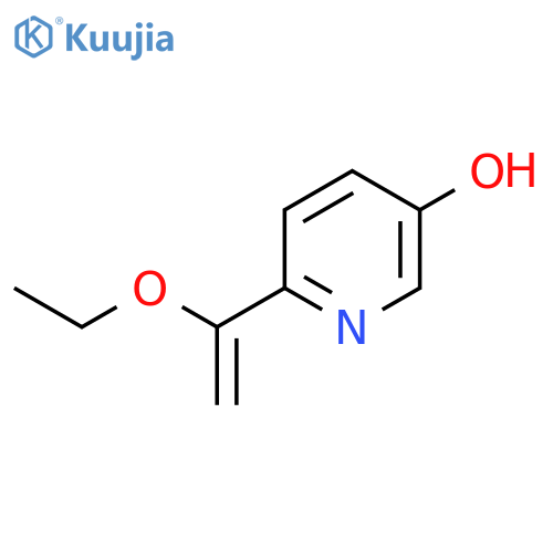 6-(1-Ethoxyethenyl)pyridin-3-ol structure