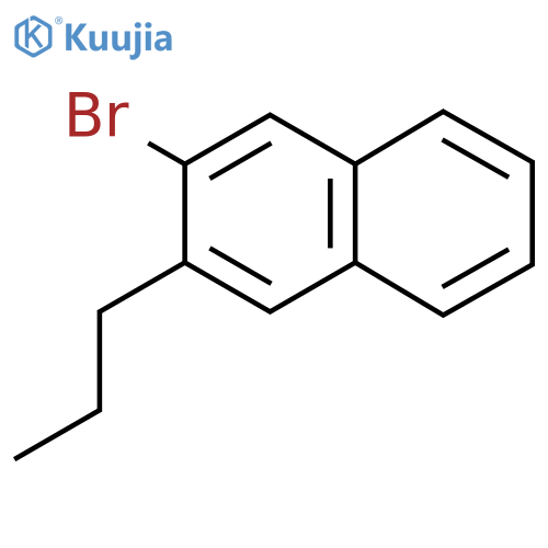 2-bromo-3-propylnaphthalene structure