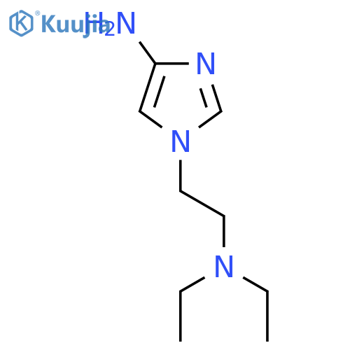 1-2-(diethylamino)ethyl-1H-imidazol-4-amine structure