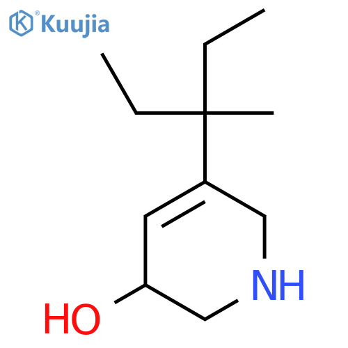 5-(3-Methylpentan-3-yl)-1,2,3,6-tetrahydropyridin-3-ol structure