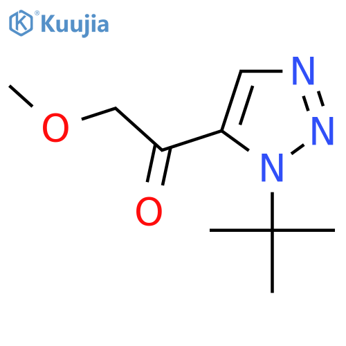 1-(1-tert-butyl-1H-1,2,3-triazol-5-yl)-2-methoxyethan-1-one structure