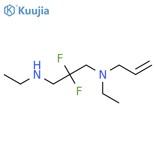 Ethyl({3-[ethyl(prop-2-en-1-yl)amino]-2,2-difluoropropyl})amine structure