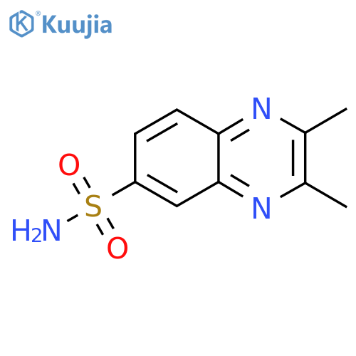 2,3-dimethylquinoxaline-6-sulfonamide structure