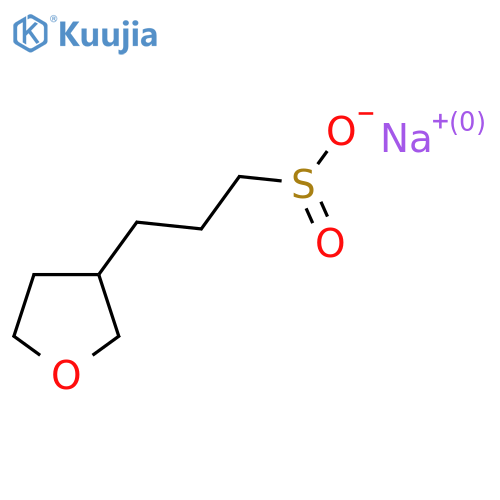 Sodium 3-(oxolan-3-yl)propane-1-sulfinate structure