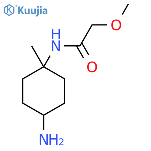 N-(4-amino-1-methylcyclohexyl)-2-methoxyacetamide structure