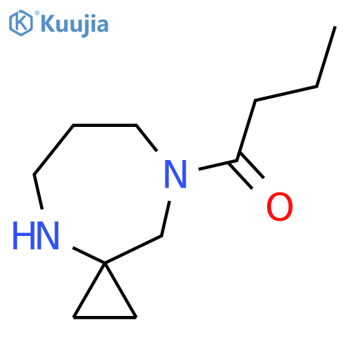 1-{4,8-diazaspiro2.6nonan-8-yl}butan-1-one structure