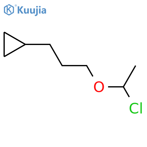3-(1-chloroethoxy)propylcyclopropane structure