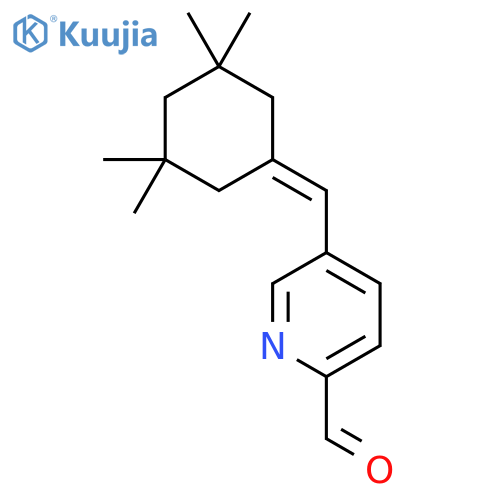 5-[(3,3,5,5-Tetramethylcyclohexylidene)methyl]pyridine-2-carbaldehyde structure