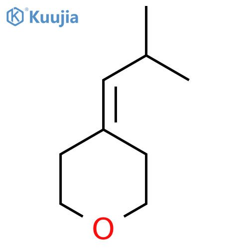 4-(2-Methylpropylidene)oxane structure