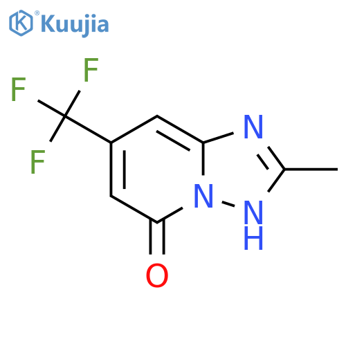2-methyl-7-(trifluoromethyl)-1,2,4triazolo1,5-apyridin-5-ol structure