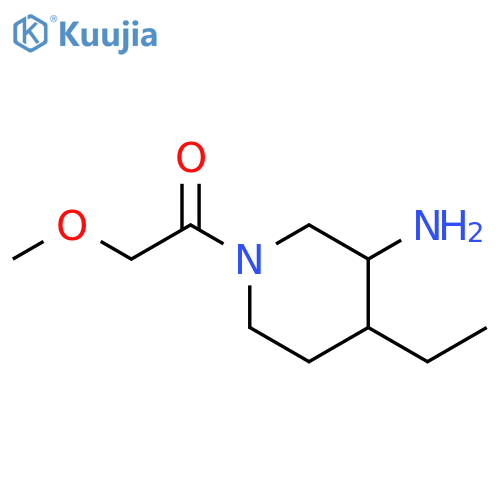 Ethanone, 1-(3-amino-4-ethyl-1-piperidinyl)-2-methoxy- structure