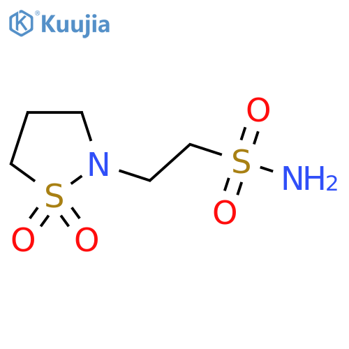 2-(1,1-dioxo-1lambda6,2-thiazolidin-2-yl)ethane-1-sulfonamide structure