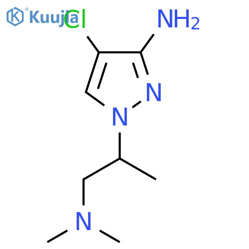 4-chloro-1-1-(dimethylamino)propan-2-yl-1H-pyrazol-3-amine structure