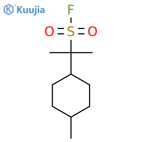 2-(4-methylcyclohexyl)propane-2-sulfonyl fluoride structure