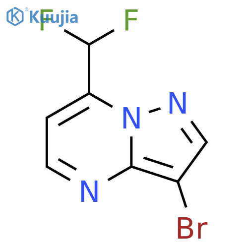3-bromo-7-(difluoromethyl)pyrazolo1,5-apyrimidine structure