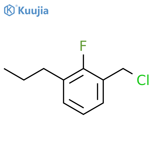 1-(chloromethyl)-2-fluoro-3-propylbenzene structure