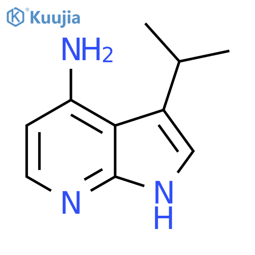 3-(propan-2-yl)-1H-pyrrolo2,3-bpyridin-4-amine structure