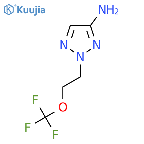 2-2-(trifluoromethoxy)ethyl-2H-1,2,3-triazol-4-amine structure