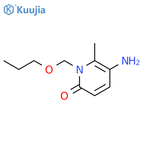 5-amino-6-methyl-1-(propoxymethyl)-1,2-dihydropyridin-2-one structure