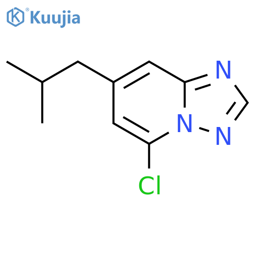 5-chloro-7-(2-methylpropyl)-1,2,4triazolo1,5-apyridine structure