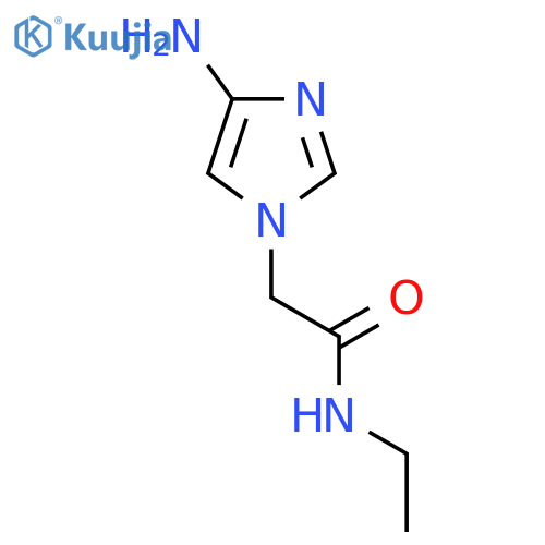 2-(4-amino-1H-imidazol-1-yl)-N-ethylacetamide structure
