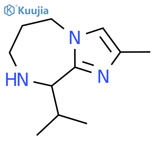 2-methyl-9-(propan-2-yl)-5H,6H,7H,8H,9H-imidazo[1,2-a][1,4]diazepine structure