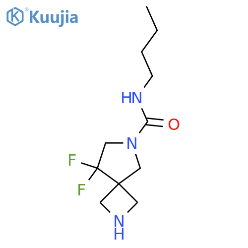N-butyl-8,8-difluoro-2,6-diazaspiro[3.4]octane-6-carboxamide structure
