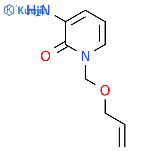 3-amino-1-(prop-2-en-1-yloxy)methyl-1,2-dihydropyridin-2-one structure