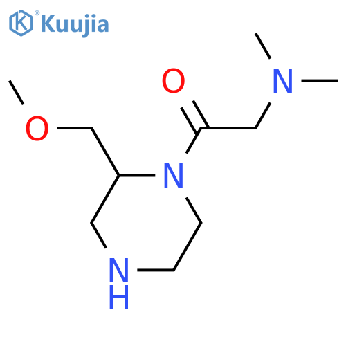 2-(dimethylamino)-1-2-(methoxymethyl)piperazin-1-ylethan-1-one structure