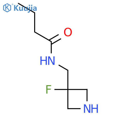 N-(3-fluoroazetidin-3-yl)methylbutanamide structure