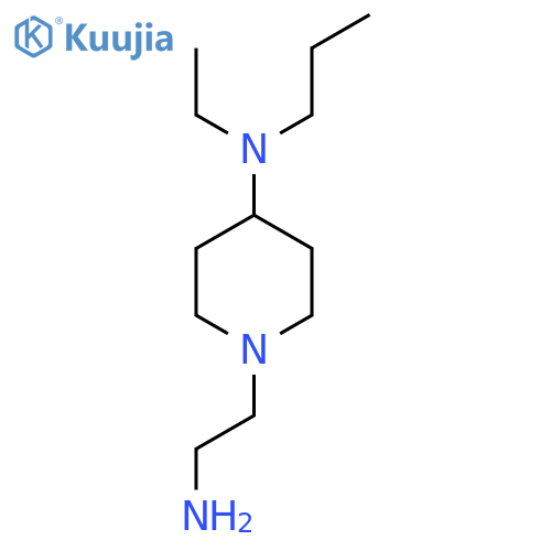 1-(2-aminoethyl)-N-ethyl-N-propylpiperidin-4-amine structure