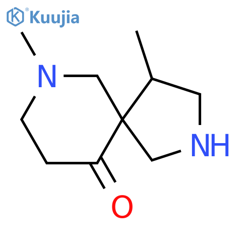 4,7-dimethyl-2,7-diazaspiro4.5decan-10-one structure