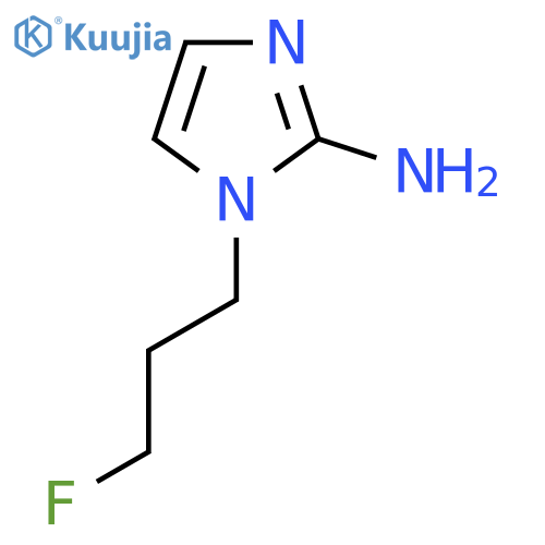 1-(3-Fluoropropyl)imidazol-2-amine structure
