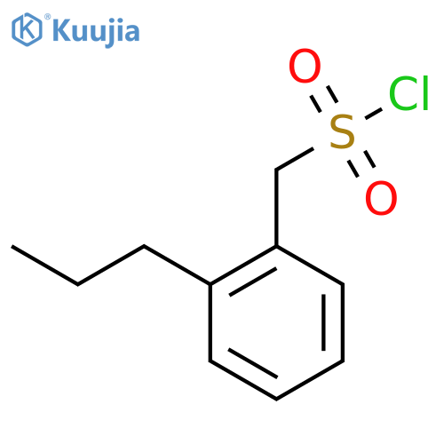 (2-Propylphenyl)methanesulfonyl chloride structure