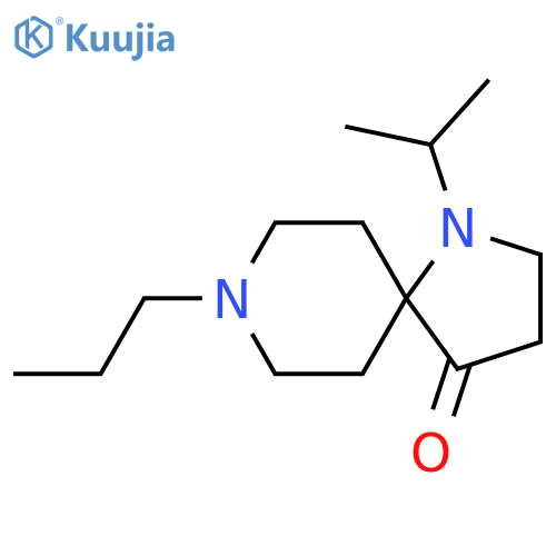 1,8-Diazaspiro[4.5]decan-4-one, 1-(1-methylethyl)-8-propyl- structure