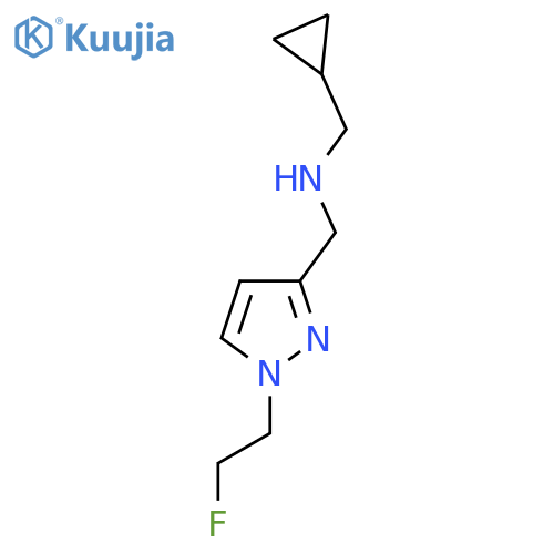 (cyclopropylmethyl)({1-(2-fluoroethyl)-1H-pyrazol-3-ylmethyl})amine structure