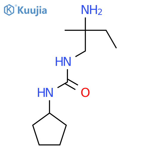 3-(2-amino-2-methylbutyl)-1-cyclopentylurea structure