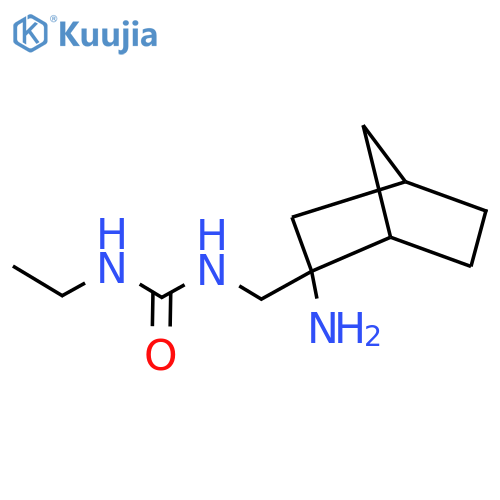 1-({2-aminobicyclo2.2.1heptan-2-yl}methyl)-3-ethylurea structure