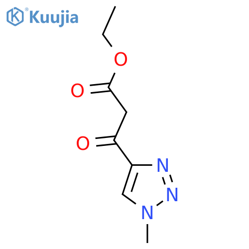 ethyl 3-(1-methyl-1H-1,2,3-triazol-4-yl)-3-oxopropanoate structure