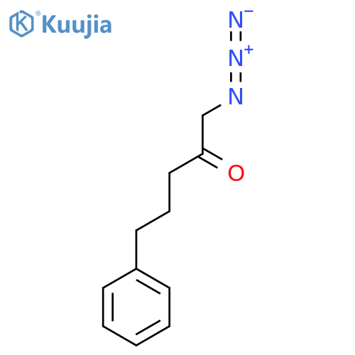 1-azido-5-phenylpentan-2-one structure