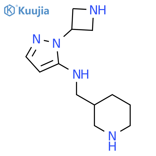 1-(azetidin-3-yl)-N-(piperidin-3-yl)methyl-1H-pyrazol-5-amine structure