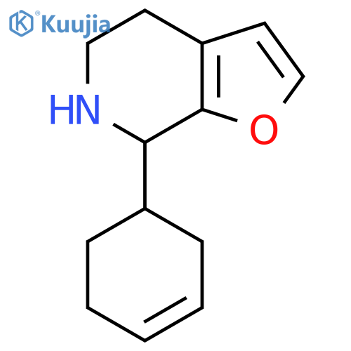 7-(cyclohex-3-en-1-yl)-4H,5H,6H,7H-furo2,3-cpyridine structure